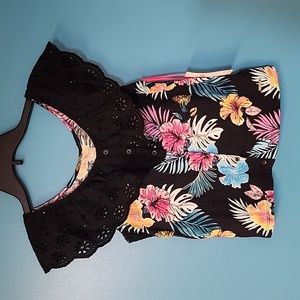 Justice, Tank, L (12/14), floral